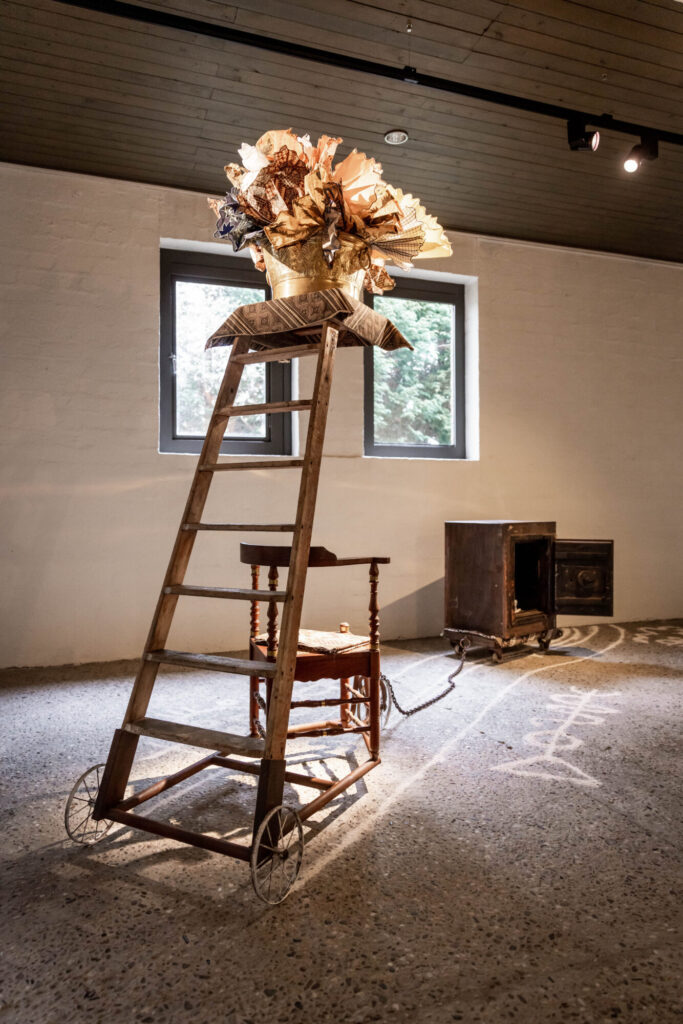 Artist Talk Jaasir Linger - kunstwerk in de tentoonstelling EXODUS